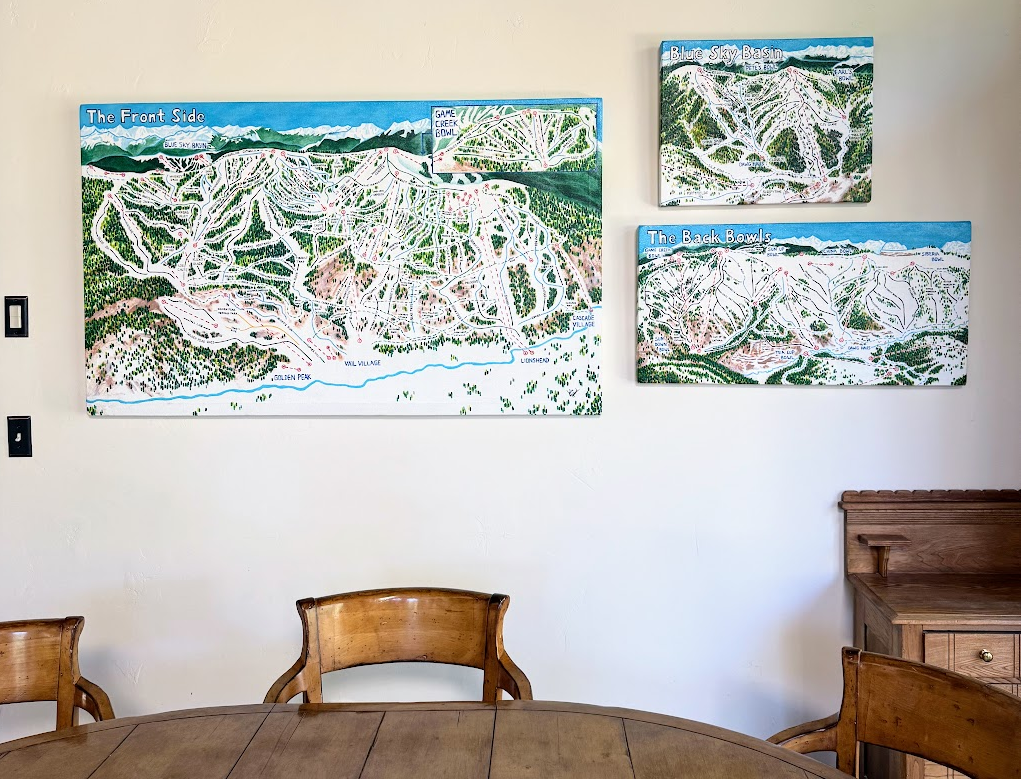 Vail Mountain Map process